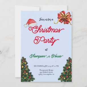 Gröna Träd Typografi glad jul fest Julkort