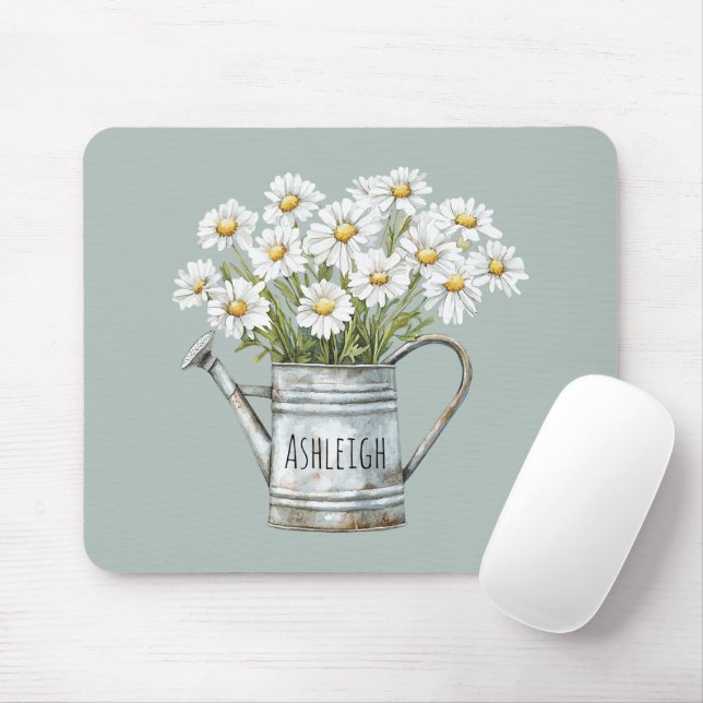 Gröna tusenskönor blommor musmatta (Med mus)
