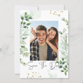 Gröna Växter Foto Spara Datum Inbjudan