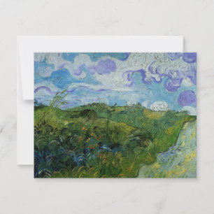 Gröna vetefält av Vincent van Gogh
