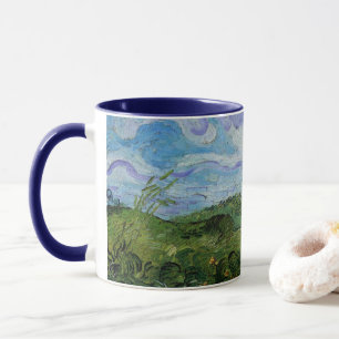 Gröna vetefält av Vincent van Gogh Mugg