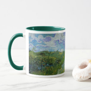 Gröna vetefält av Vincent van Gogh Mugg