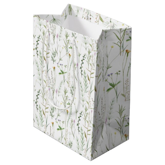 Gröna vildblommor (Baksidan Vinklad)