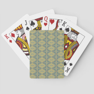 Grönaktigt retro vintage-mönster casinokort