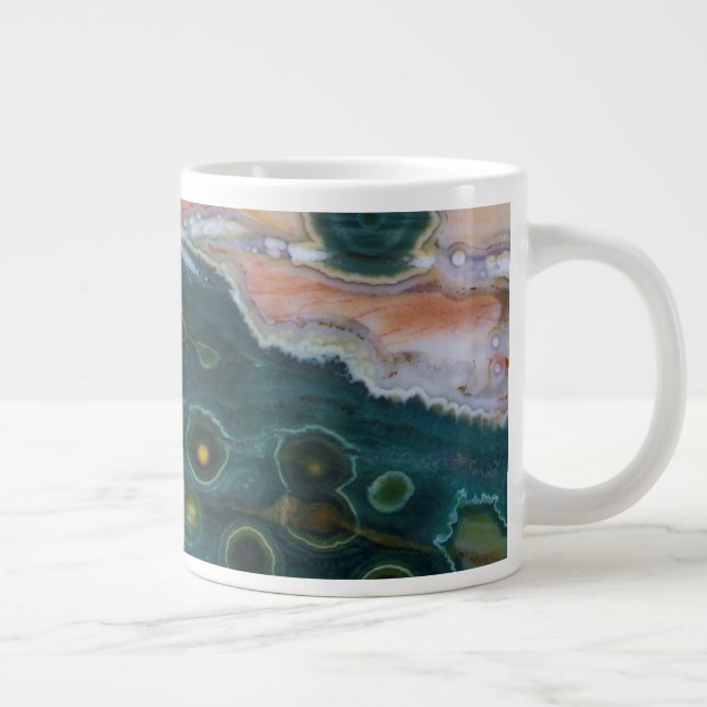 Grönfläckig Ocean Jasper Jumbo Mugg (Höger)