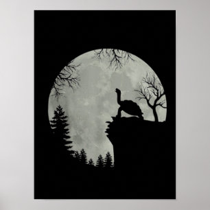 Grönhavssköldpaddan Ocean Turtle Howling Est Moo Poster