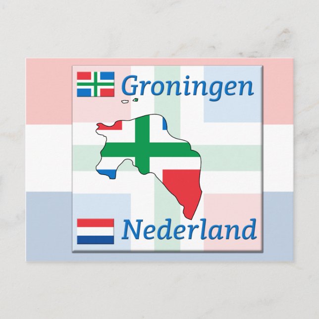 Groningen- Nederland Vykort (Framsida)