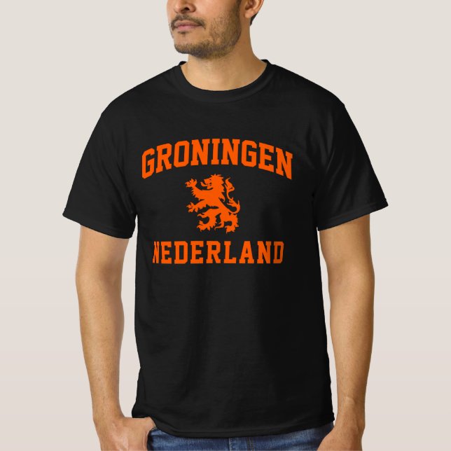 Groningen Nederländerna T Shirt (Framsida)