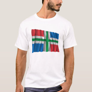 Groningen som vinkar flagga tee