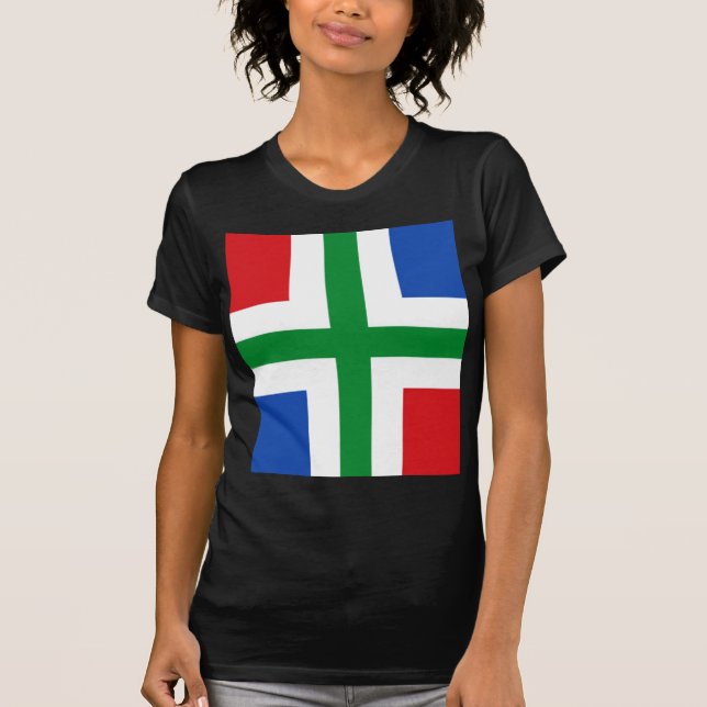 Groningens flagga t-shirt (Framsida)
