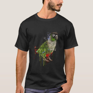 Grönkindad conure papegoja t shirt