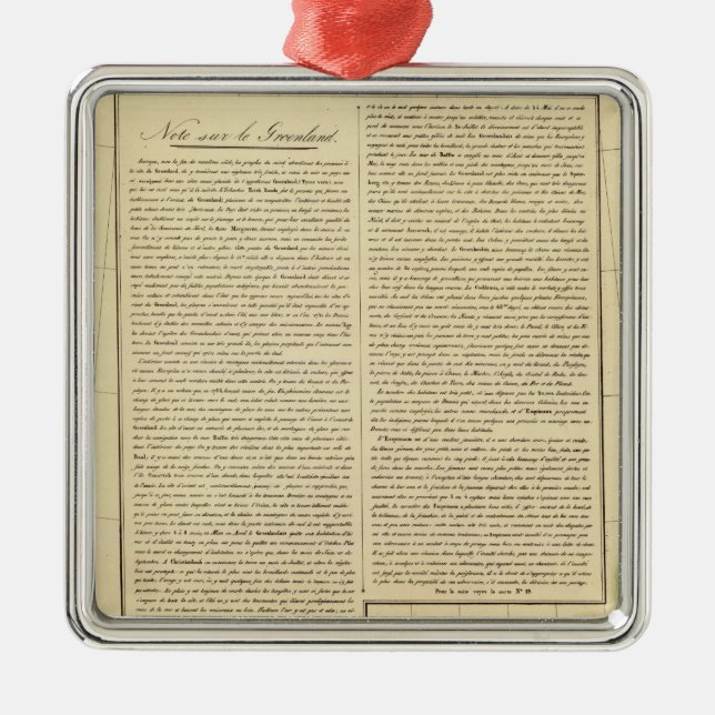 Grönland 11 julgransprydnad metall (Framsidan)