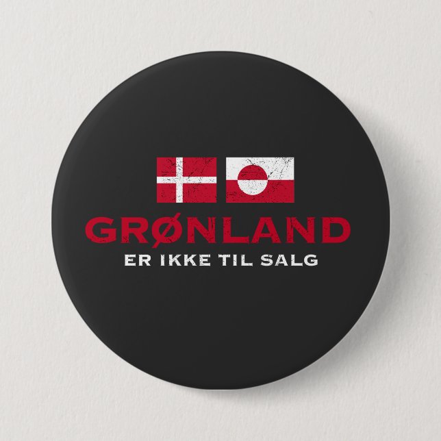 Grönland är inte till salu Grönland Danmark Knapp (Framsida)