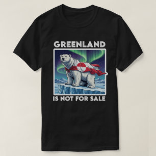 Grönland är inte till salu Isbjörn Aurora T Shirt