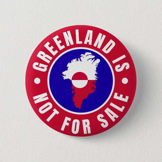Grönland är inte till salu knapp (Framsida)