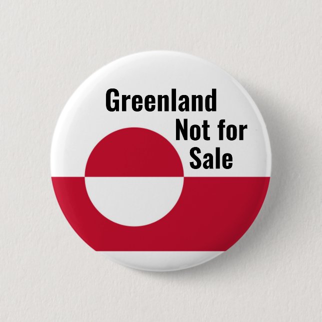 Grönland är inte till salu knapp (Framsida)