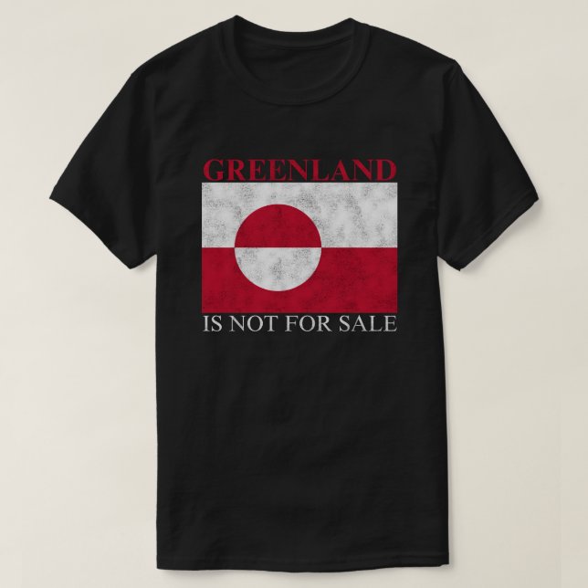 Grönland är inte till salu t shirt (Design framsida)