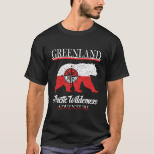 Grönland - Arktisk vildmark - isbjörn Grönland T Shirt