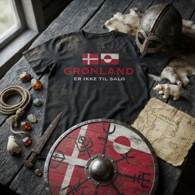 Grønland Er Ikke Til Grönland Danmark  T Shirt (Skapare uppladdad)