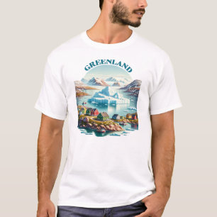 Grönland fjord t shirt