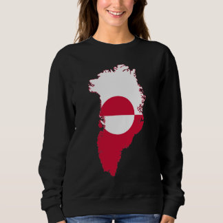 Grönland- flagga i land T-Shirt Hoodie