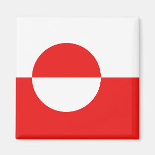 Grönland Flagga Magnet