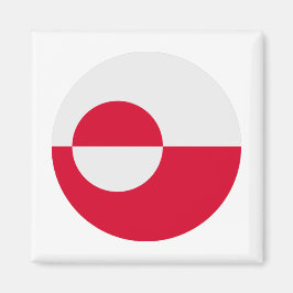 Grönland Flagga Magnet