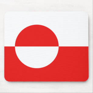 Grönland Flagga Mousepad Musmatta
