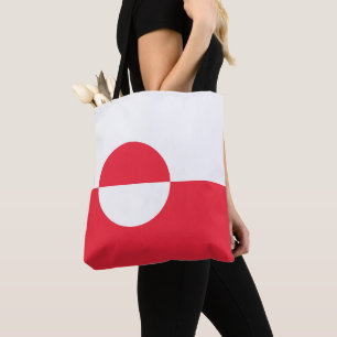 Grönland flagga tygkasse