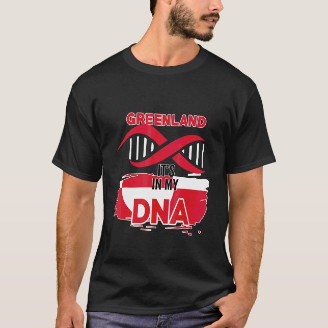 Grönland i mitt blod t shirt (Framsida)