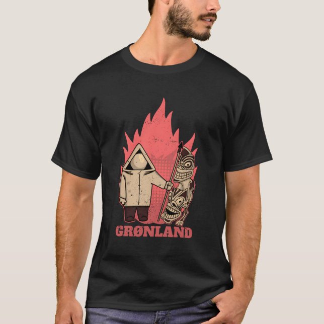 Gronland Kalaallit Nunaat Greenlandic Inuit Tupila T Shirt (Framsida)