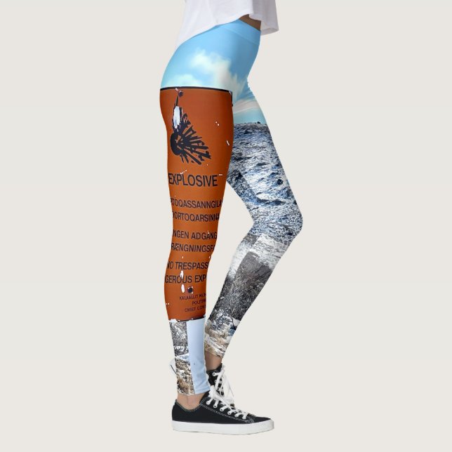Grönland Kangerlussuaq Explosive Arktiska Tundra Leggings (Höger)