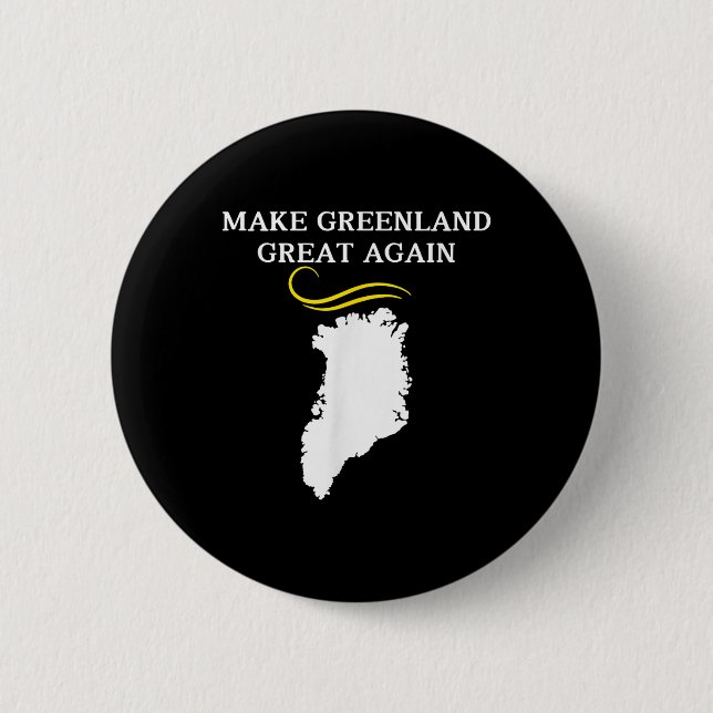Grönland Karta med trumphår gör Grönland Knapp (Framsida)