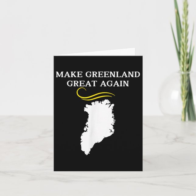 Grönland Karta med trumphår gör Grönland Kort (Framsida)