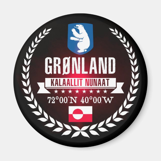 Grönland Magnet (Framsidan)