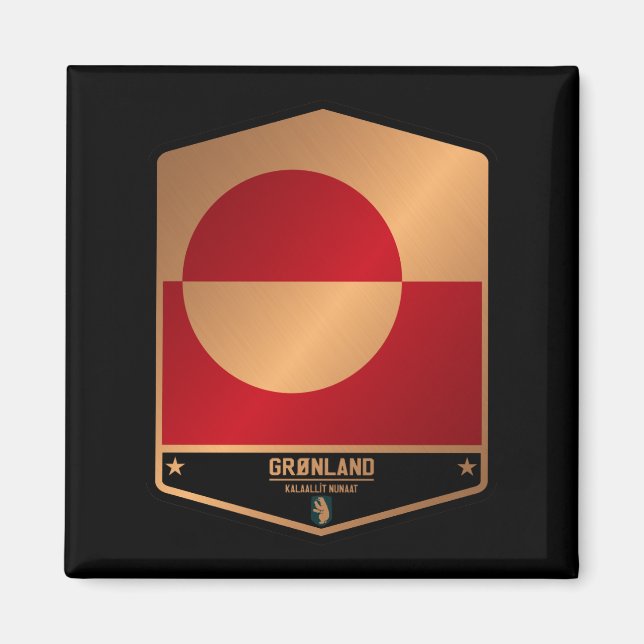 Grönland Magnet (Framsidan)