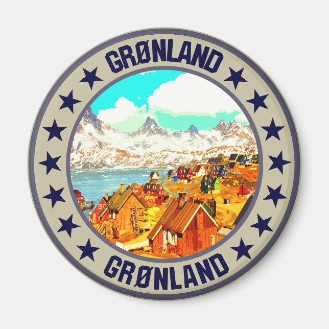Grönland Magnet (Framsidan)