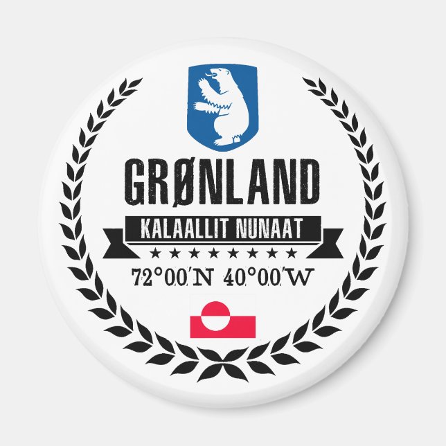 Grönland Magnet (Framsidan)
