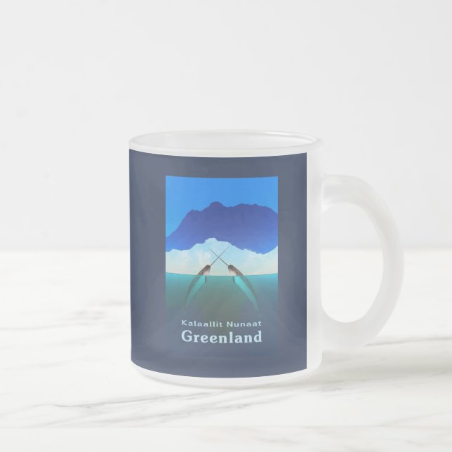 Grönland - Narwhal Frostad Glasmugg (Höger)