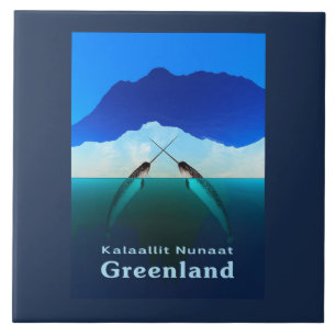 Grönland - Narwhal Kakelplatta