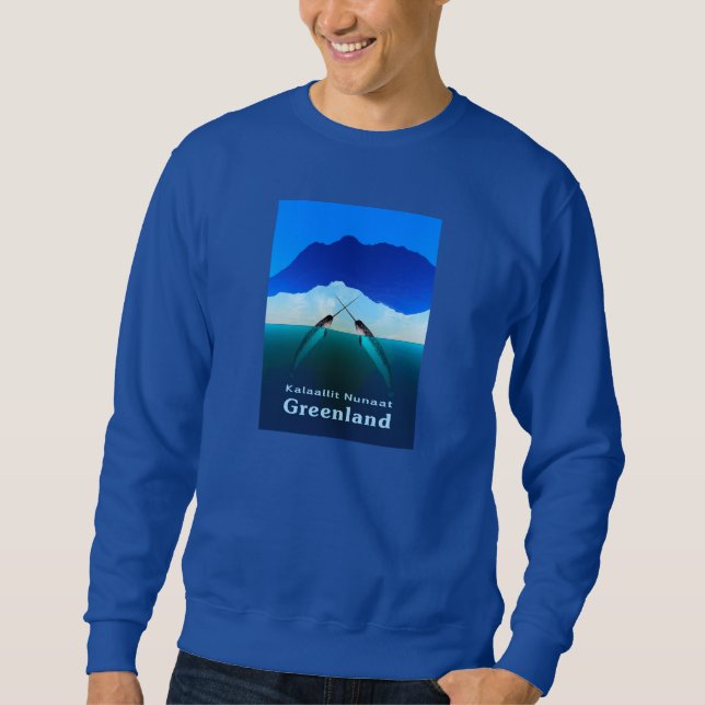 Grönland - Narwhal Sweatshirt (Framsida)