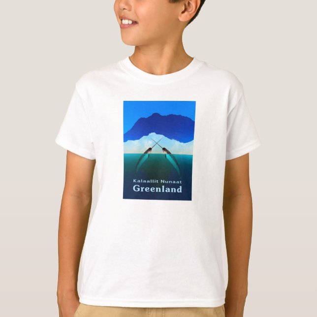 Grönland - Narwhal T-shirt (Framsida)