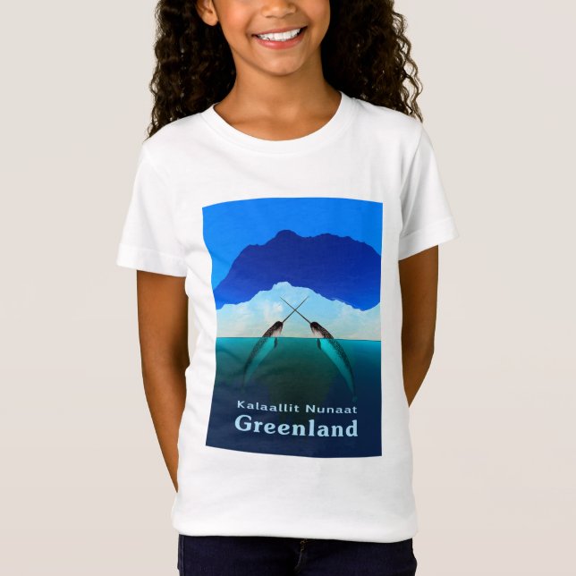 Grönland - Narwhal T-shirt (Framsida)