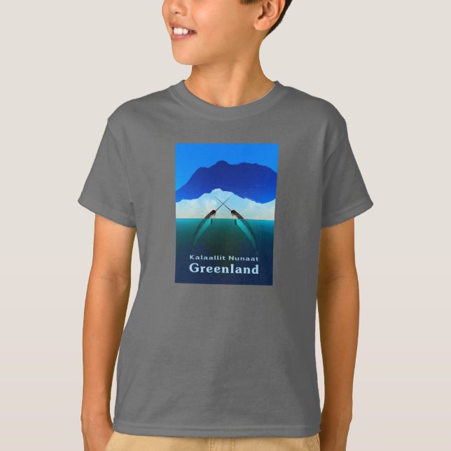 Grönland - Narwhal T Shirt (Framsida)
