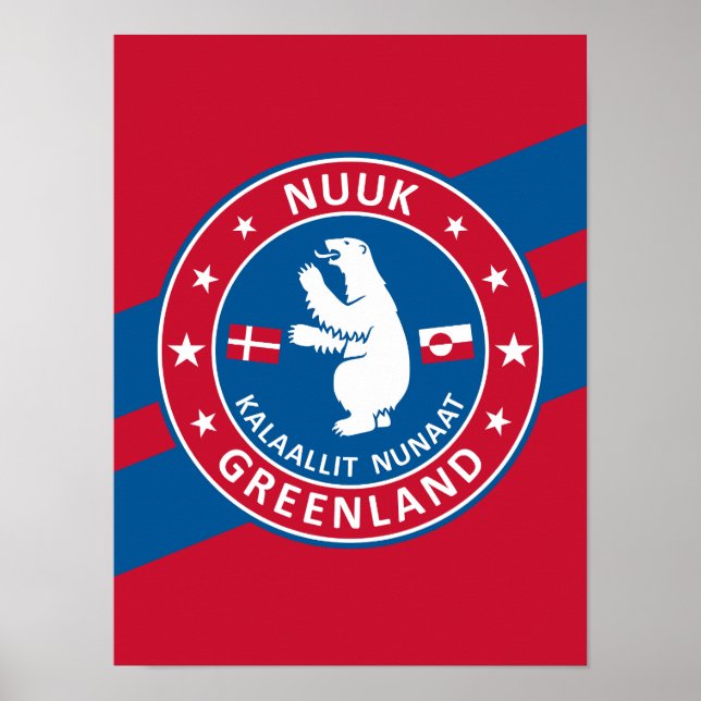 Grönland Nuuk Poster (Framsidan)