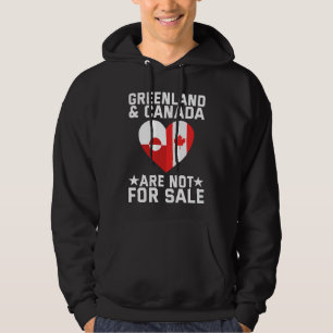 Grönland och Kanada är inte till salu Hoodie
