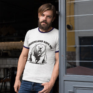 Grönland säger nej t shirt