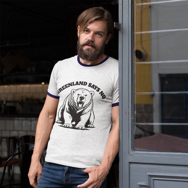 Grönland säger nej t shirt (Skapare uppladdad)