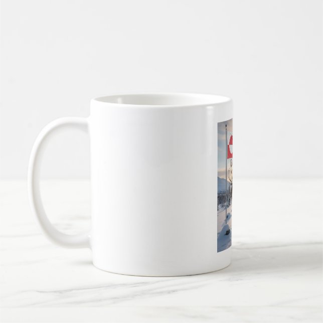 GRÖNLAND Stolt och fritt Kaffemugg (Vänster)