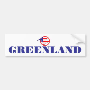 Grönland USA går med det nya Golden Age America Bildekal